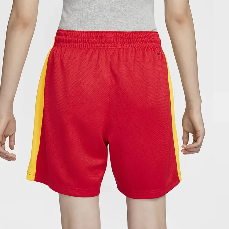 Nike Chinese Women's Basketball Team Olympic Series Basketball Shorts Women's Comet Red-4