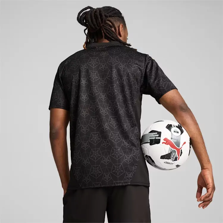 PUMA SK Slavia SS24 Away Jersey Men Retro Soccer Jerseys Men's Black-3