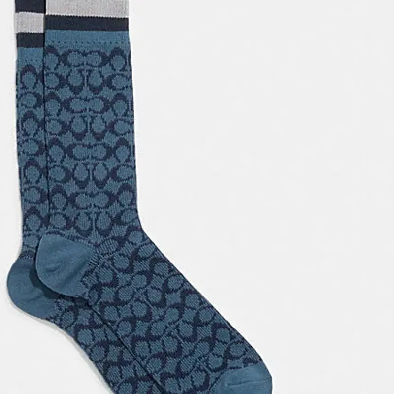 COACH Unisex Knee-high Socks-3