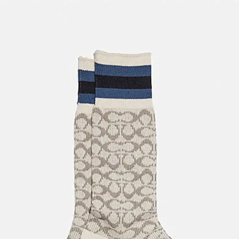 COACH Women's Knee-high Socks-4