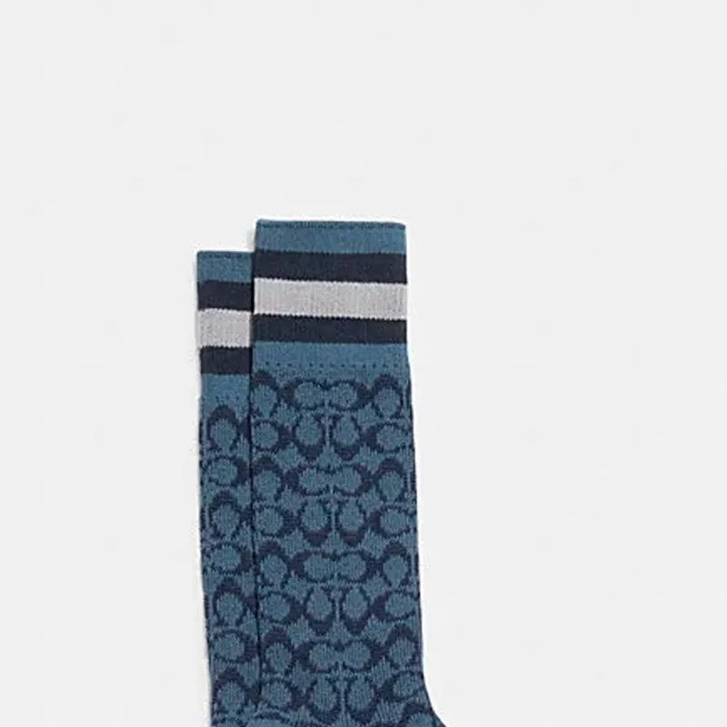 COACH Unisex Knee-high Socks-1