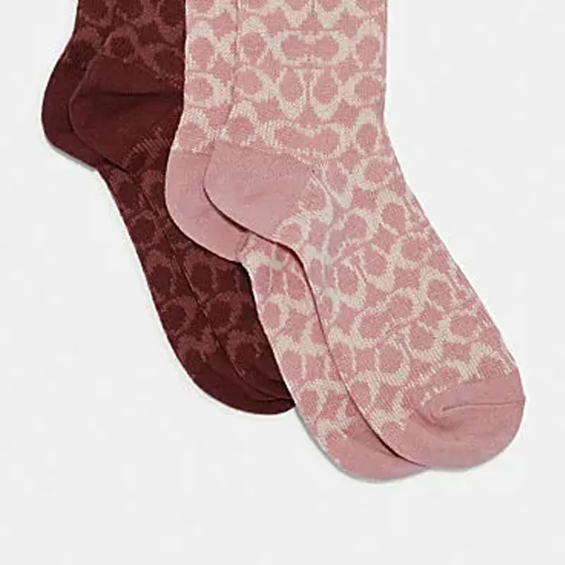 COACH Women's Knee-high Socks-3