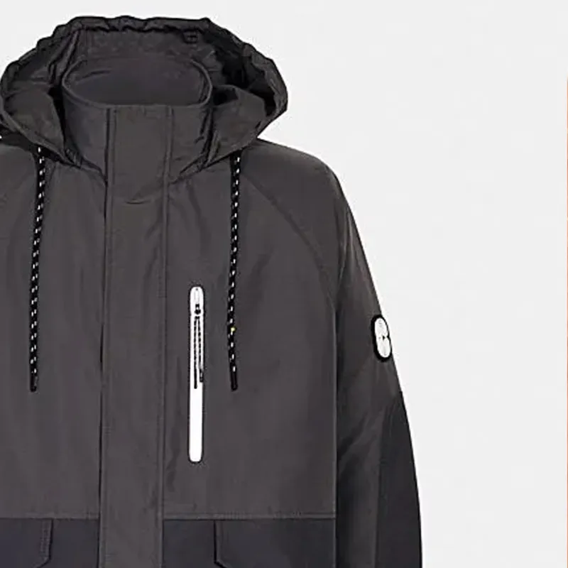 COACH Windbreaker Jackets Men Gray-1