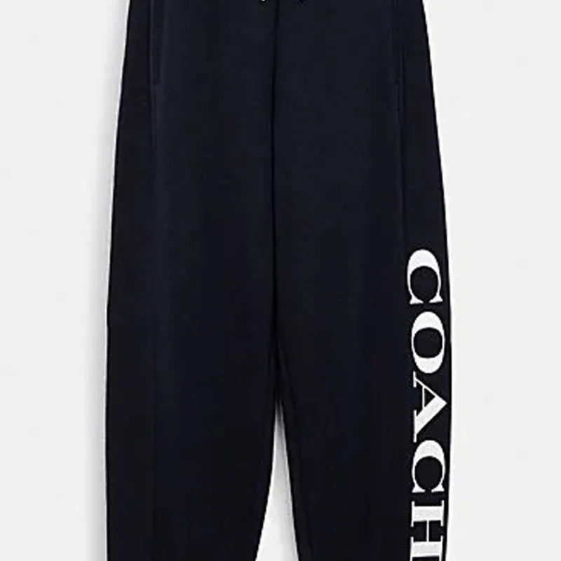 COACH Sports Pants Women's Black-2