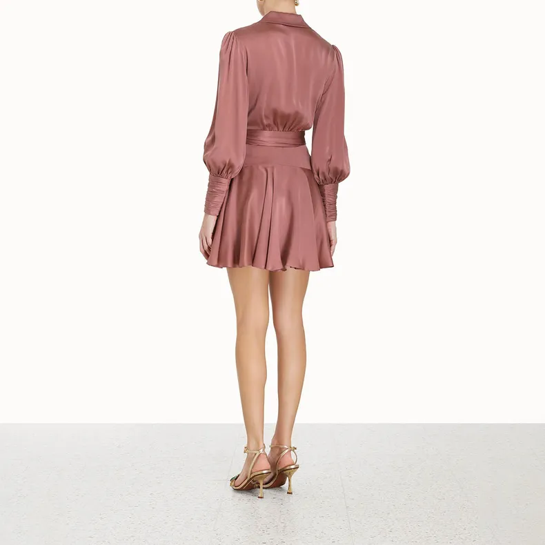 Zimmermann Belted Wrap Long-Sleeved Dress-2