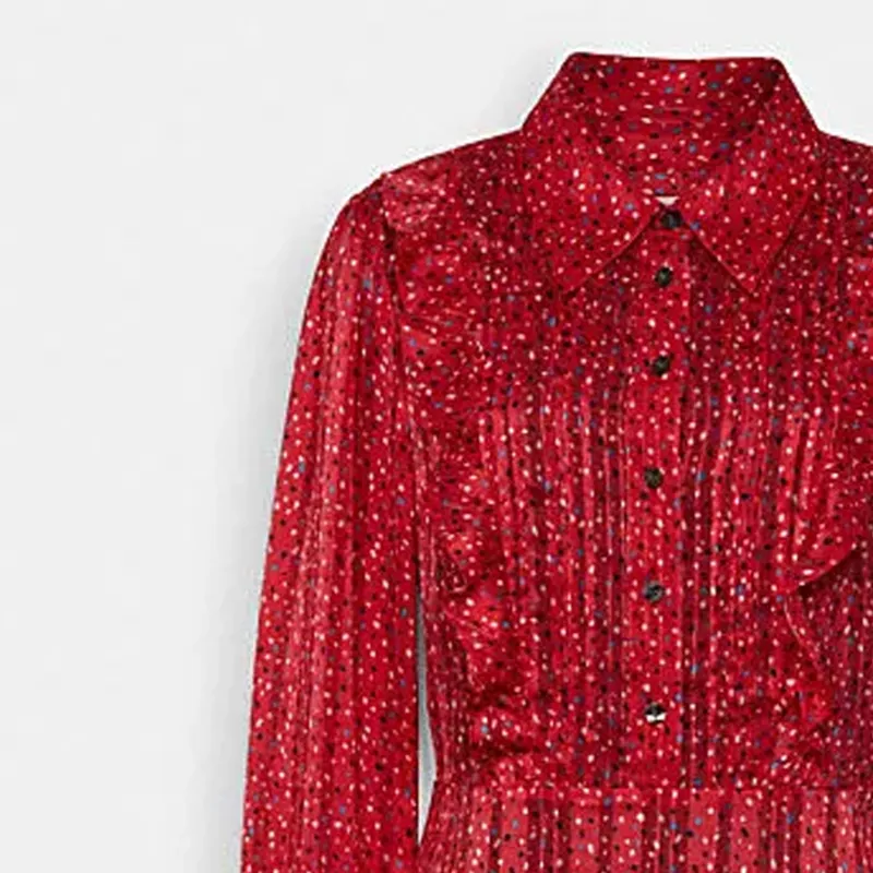COACH Long Sleeved Dresses Women's-3