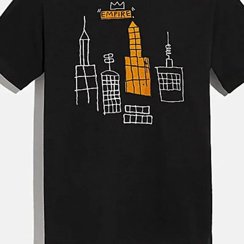 Jean-michel Basquiat X COACH T-Shirts Men Black-2