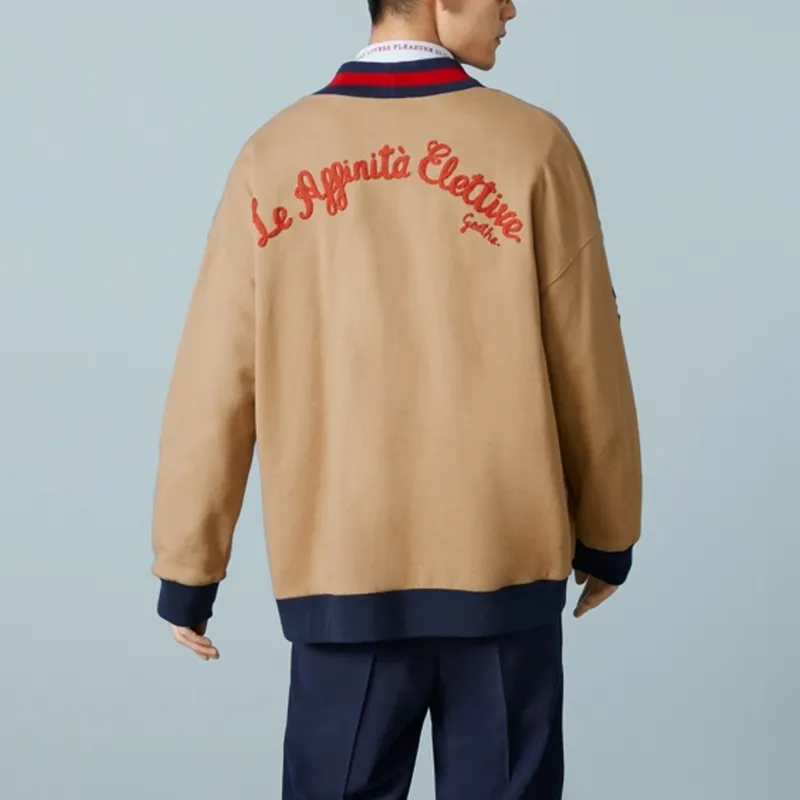 GUCCI Embroidered Jersey Cardigan-2