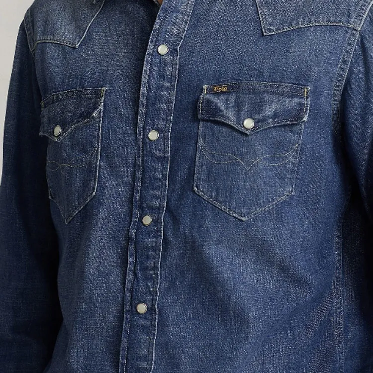 Polo Ralph Lauren Denim Jackets Men Blue-4
