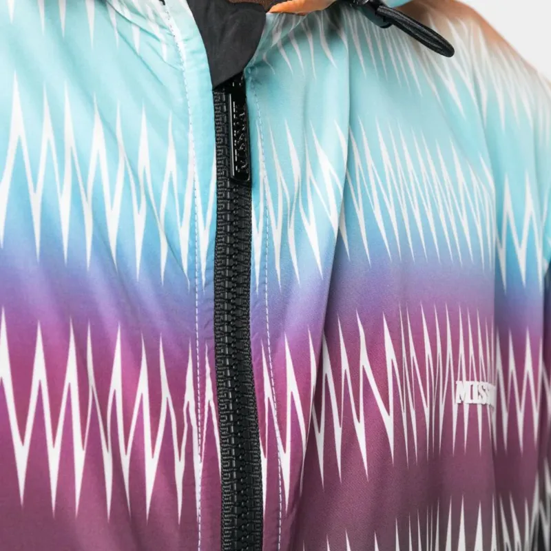 MISSONI Gradient Zigzag print Hooded Jacket-4