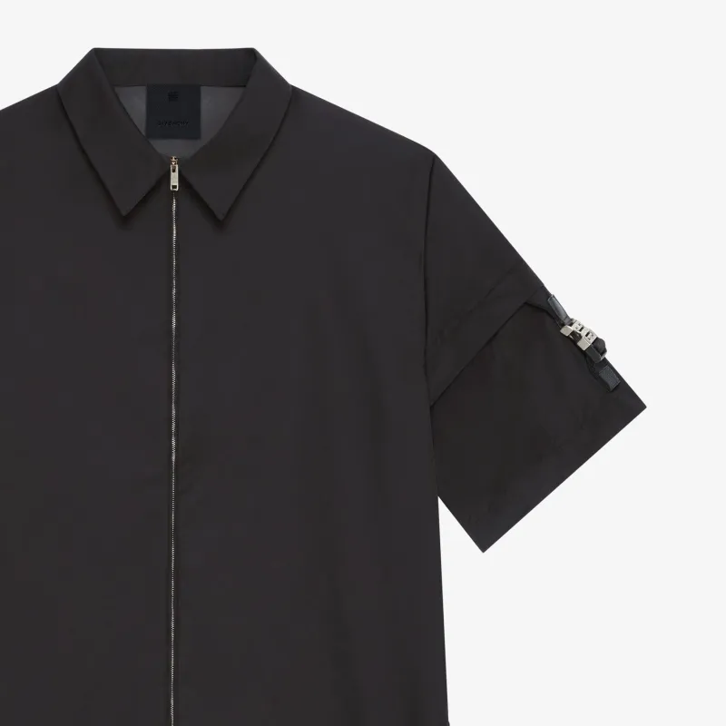 Givenchy Boxy Fit Zipped Shirt-7
