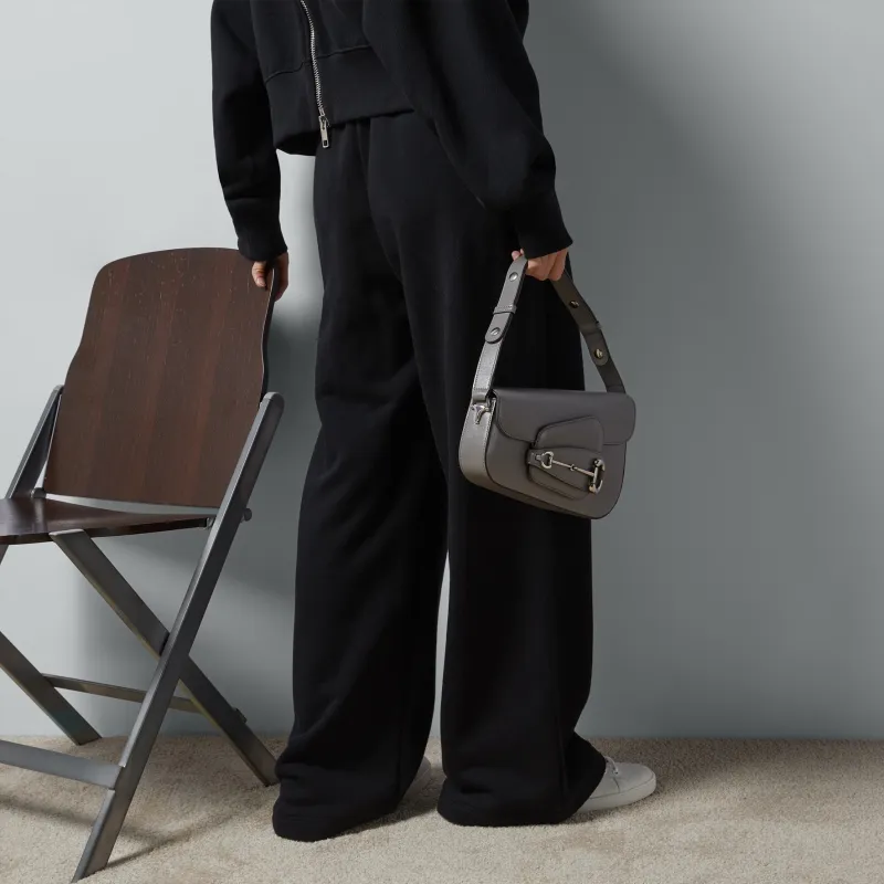 GUCCI Interlocking G Embroidered Jersey Trousers-2
