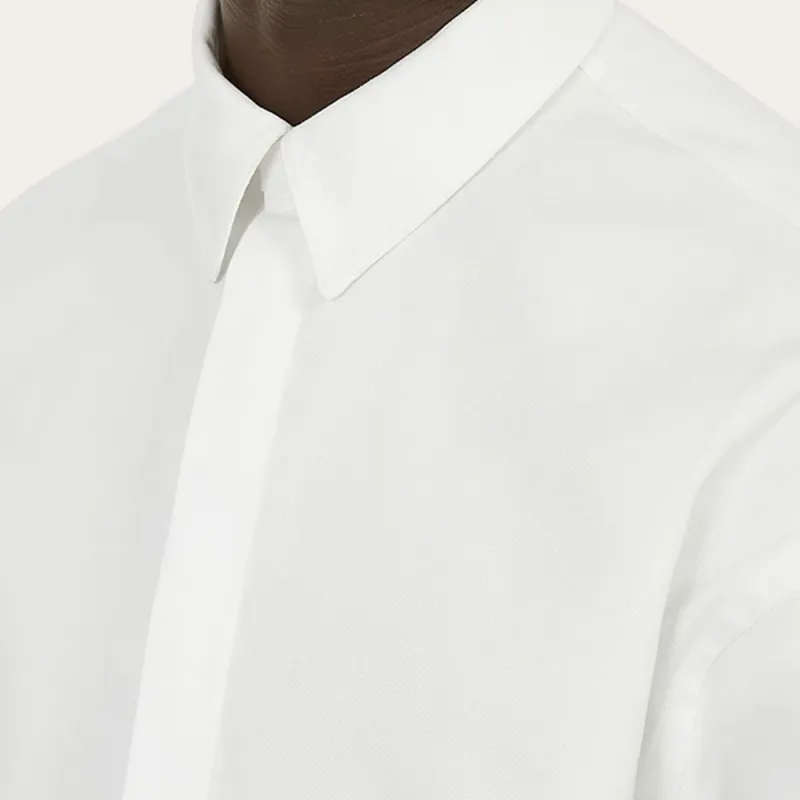 Ferragamo Shirts Men White-3