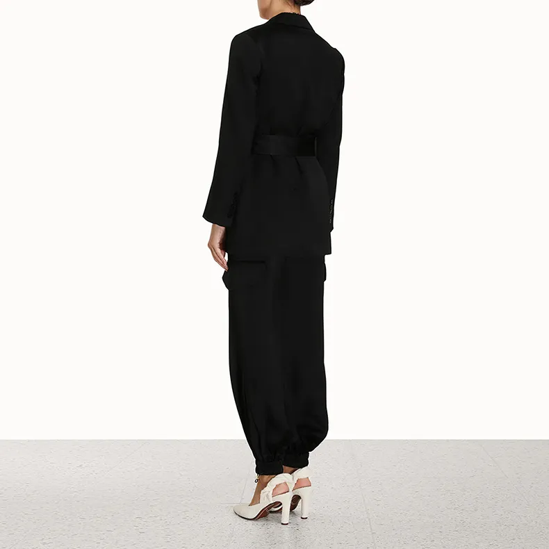 Zimmermann FW23 Cargo Pants Women's Black-3