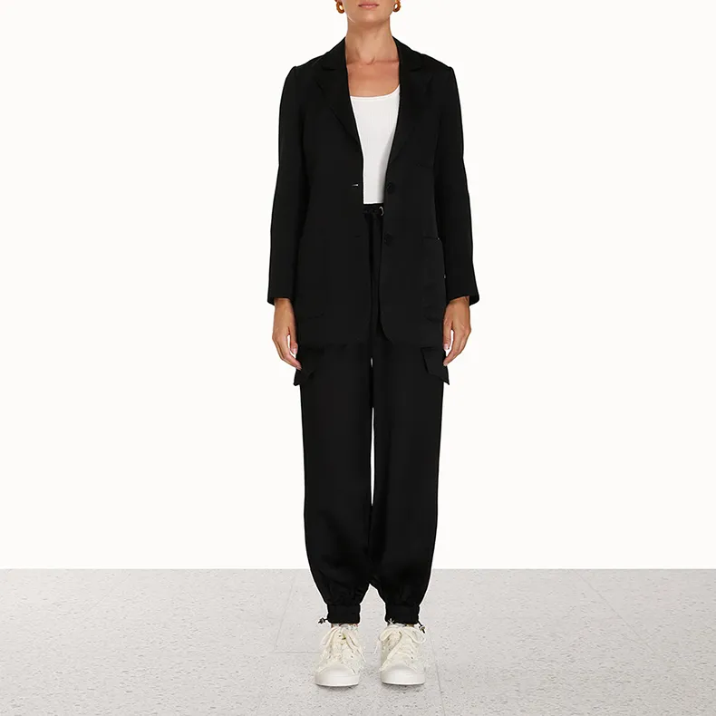 Zimmermann FW23 Cargo Pants Women's Black-2
