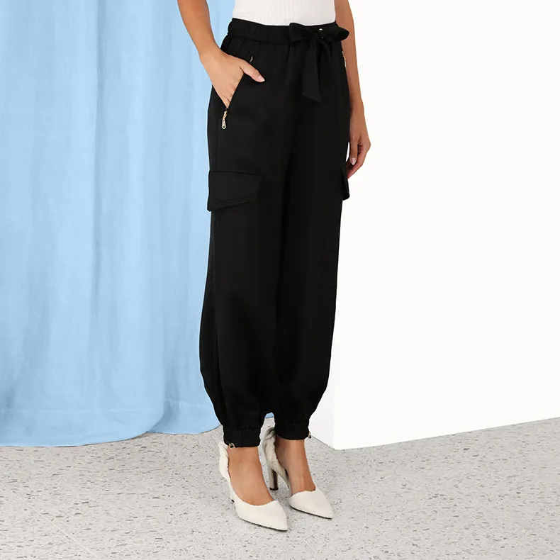 Zimmermann FW23 Cargo Pants Women's Black-6