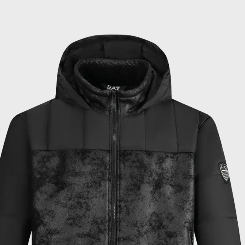 EMPORIO ARMANI EA7 FW23 Puffer Jacket Men's Black-5