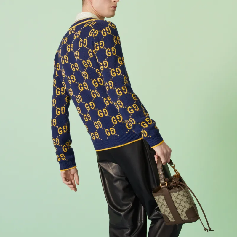 GUCCI Knitwear Men Blue-2