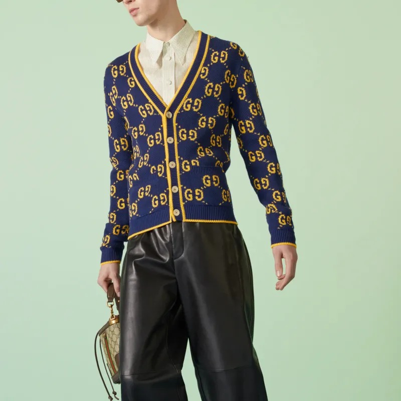 GUCCI Knitwear Men Blue-1