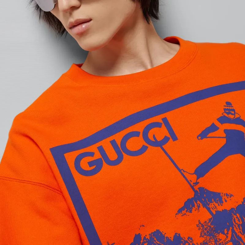 GUCCI SS24 Sweatshirt Men's Orange-4