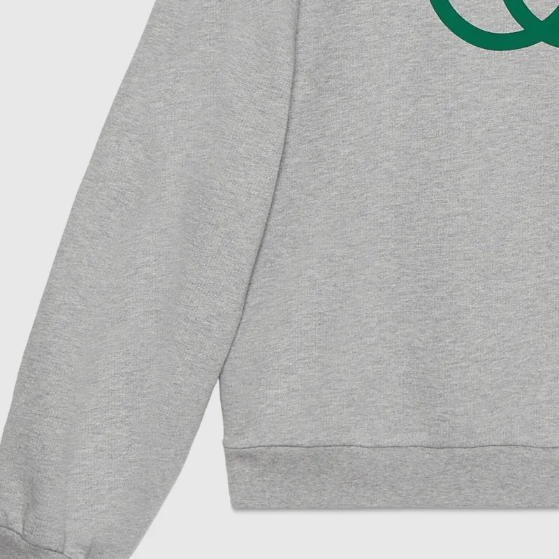 GUCCI Logo Printed Crewneck Sweatshirt-4