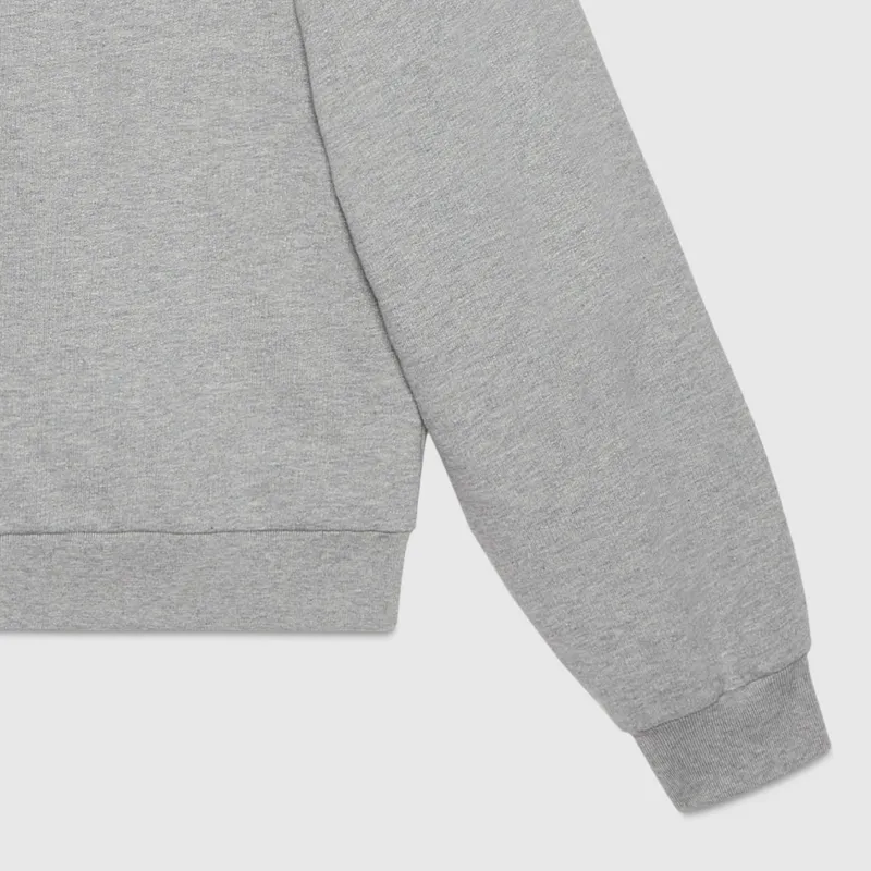GUCCI Logo Printed Crewneck Sweatshirt-3