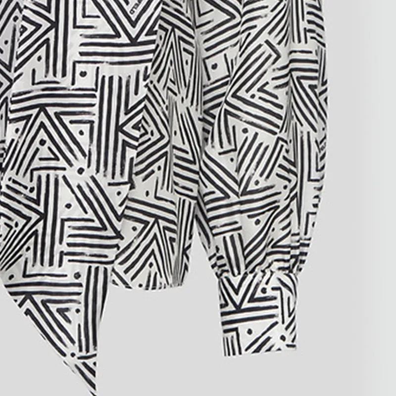 KARL LAGERFELD Shirt Women's Black White-5