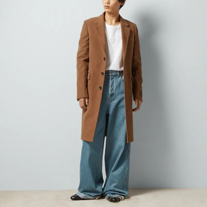 GUCCI Denim GUCCI Label Pants Blue-3