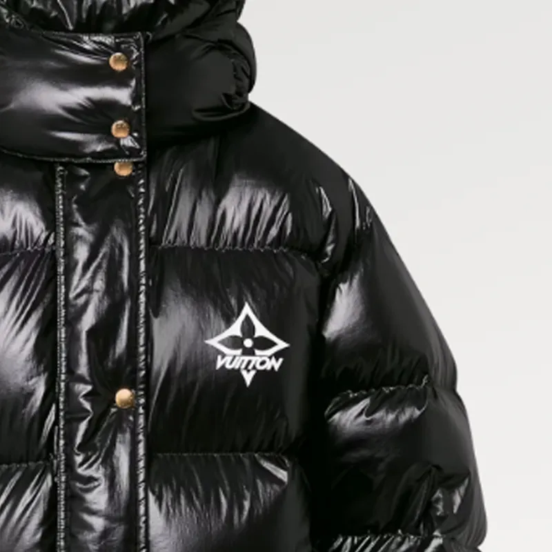 LOUIS VUITTON Glossy Nylon Puffer Jacket-2
