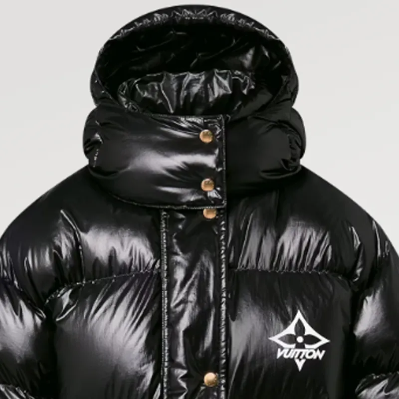 LOUIS VUITTON Glossy Nylon Puffer Jacket-1