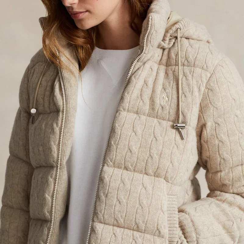 Polo Ralph Lauren FW23 Down Jacket Women's Brown-4