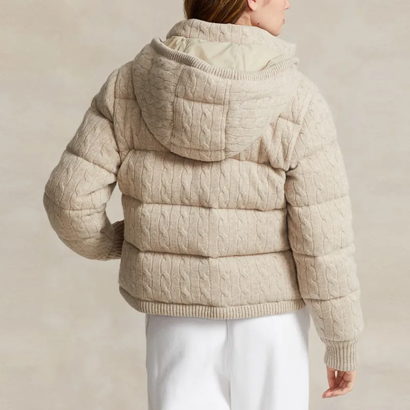 Polo Ralph Lauren FW23 Down Jacket Women's Brown-2