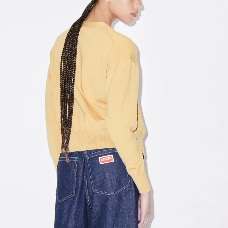 KENZO V Neck Buttoned Knitted Cardigan-2