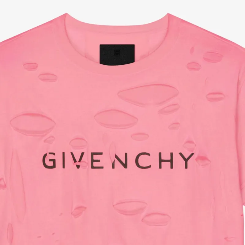 Givenchy T Shirts Men Pink-5