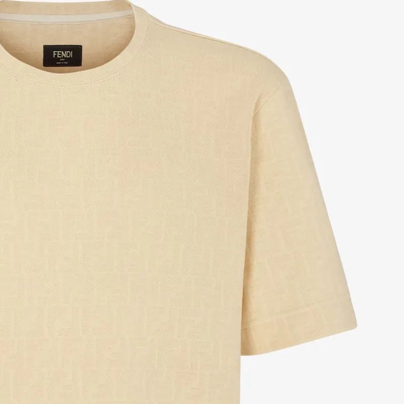 FENDI FF Motif Crewneck T-Shirt-3
