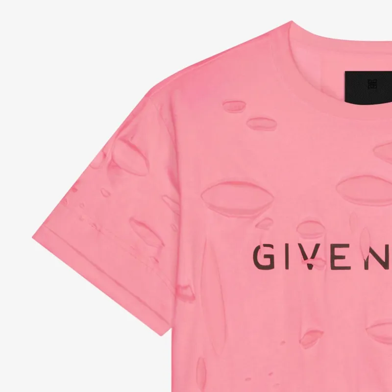 Givenchy T Shirts Men Pink-4
