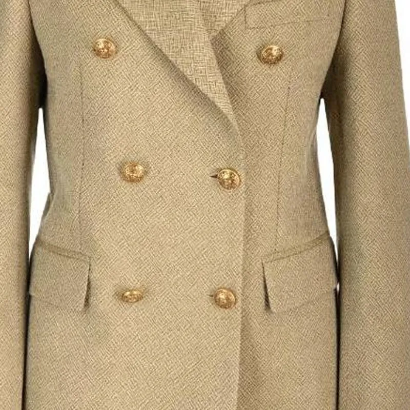 Golden Goose Jacquard Double breasted Blazer-5