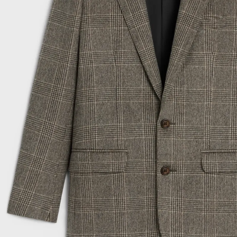 CELINE Single Breasted Long Sleeved Jacket-3