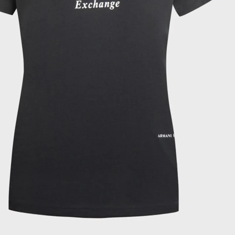 ARMANI EXCHANGEAE T Shirt Women's Black-4