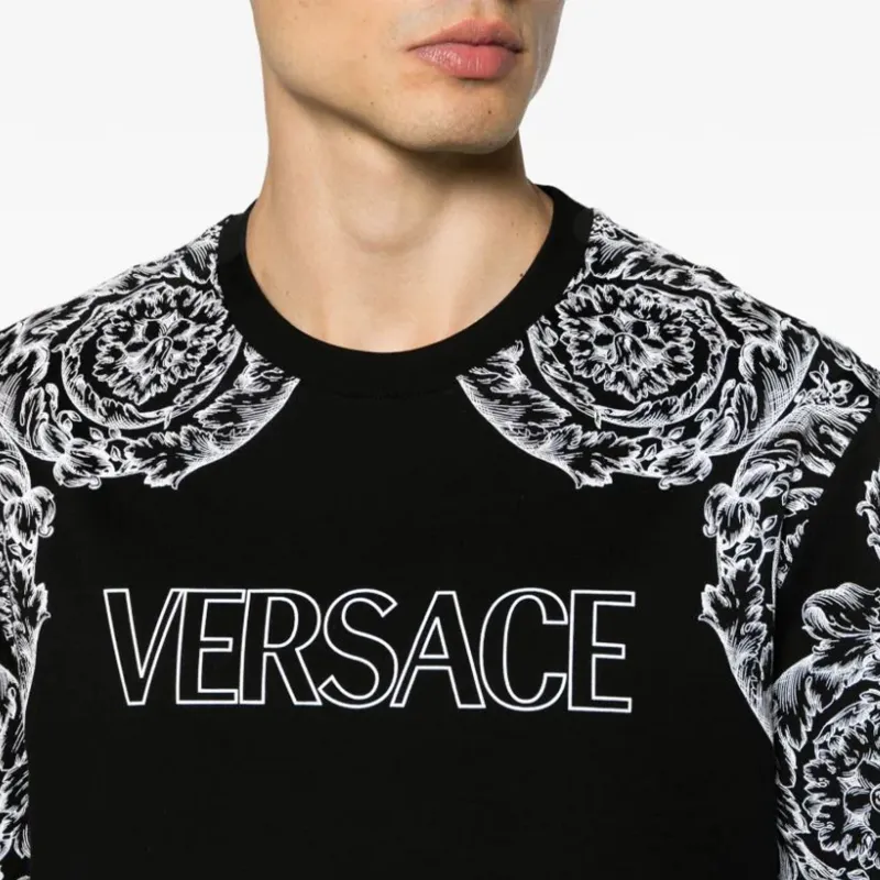 VERSACE FW23 T Shirt Men's Black-4