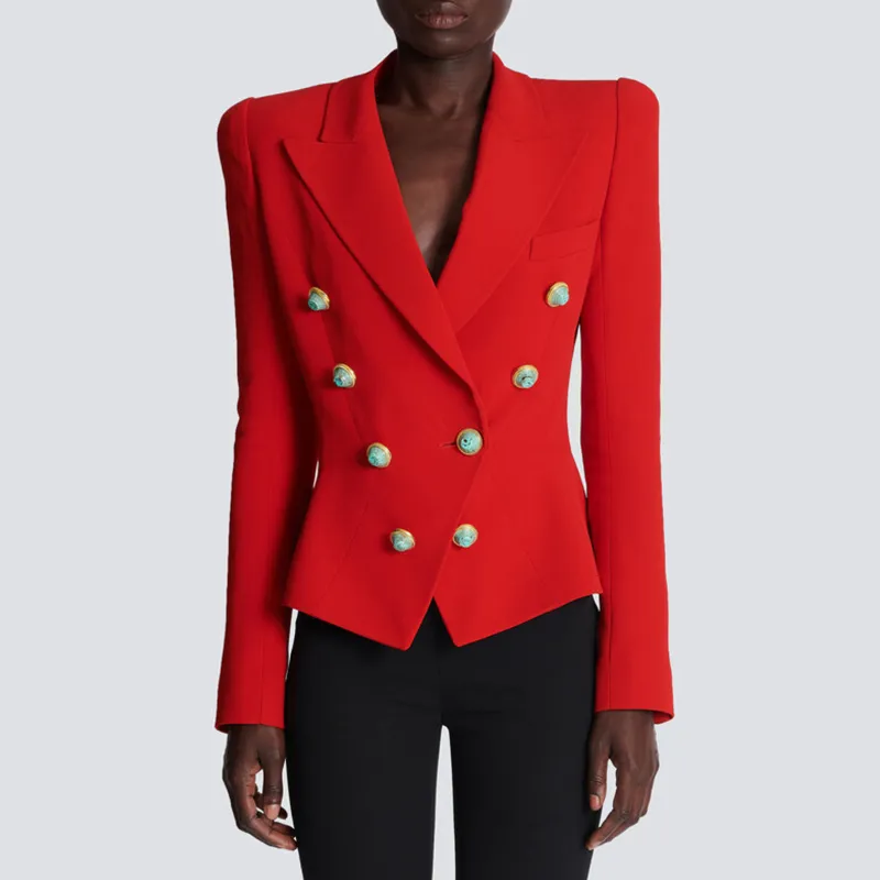 BALMAIN Jackets Women's Red-2