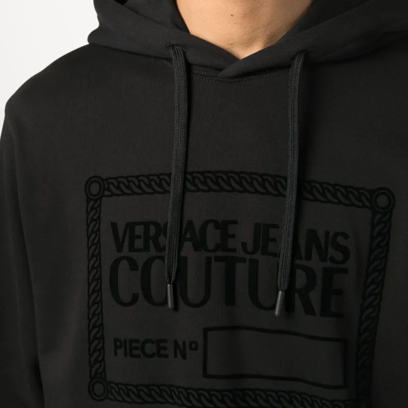 VERSACE JEANS COUTURE Logo Printed Drawstring Hoodie-5