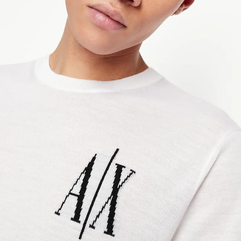 ARMANI EXCHANGEAE SS24 Sweater Men's White-5