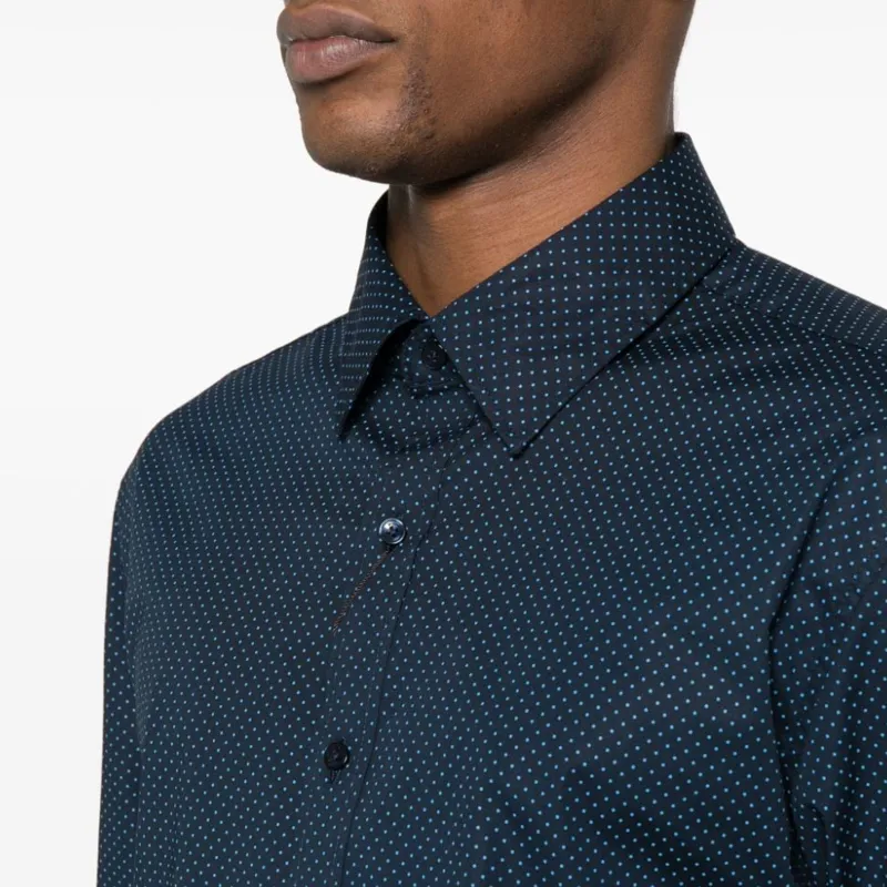 MICHAEL KORS Polka dot print Poplin Shirt-4