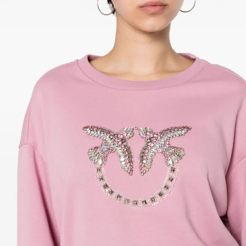 PINKO SS24 Sweatshirt Women's Pink-4