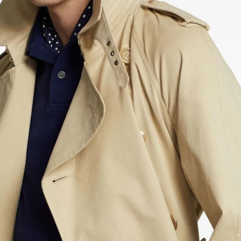 Polo Ralph Lauren SS24 Trench Coat Men's Sandy Beige-5