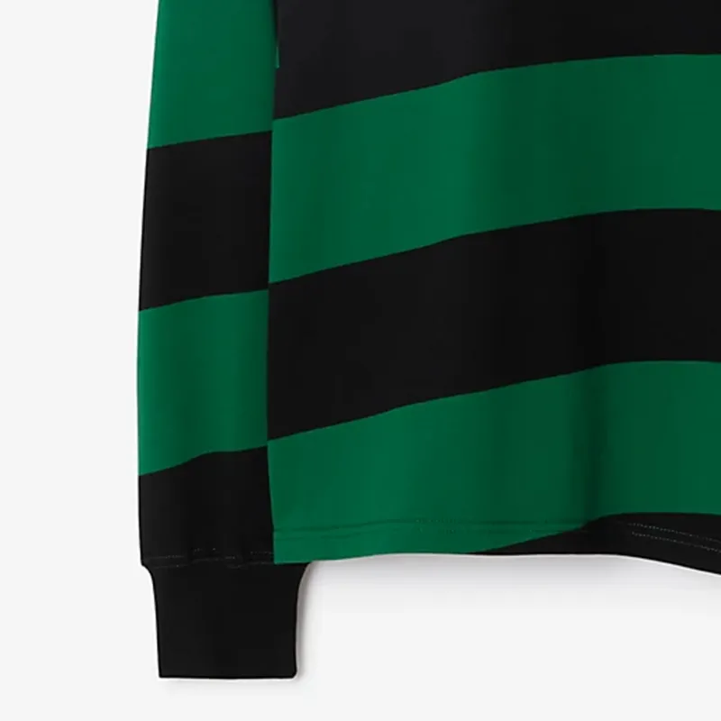 Burberry Striped Long Sleeved Polo Shirt-7