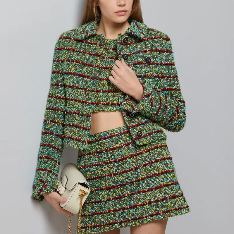 GUCCI SS24 Jackets Coats Women's Green-2