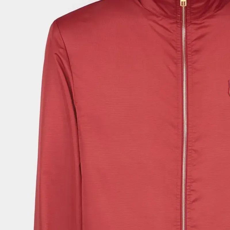 BALLY Logo appliqué High neck Windbreaker-2