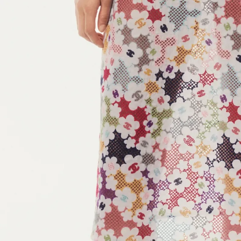 CHANEL 24 New Spring And Summer Arrivals Slip Dresses Women's Multicolor-5